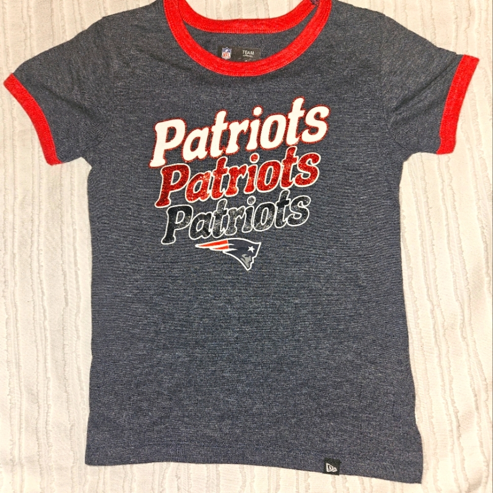 Girls Patriots short sleeve shirt